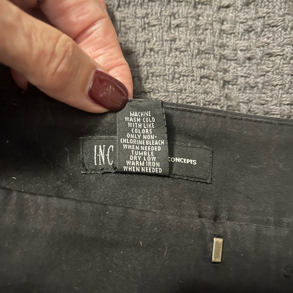 INC International Concepts Women's Black Trousers, Size 12 - Picture 6 of 6